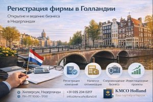 Регистрация фирмы в Голландии: правовые основы, этапы и особенности ведения бизнеса в Нидерландах